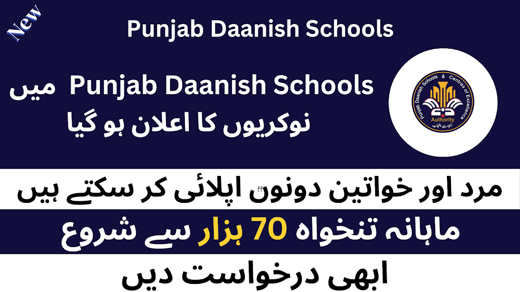 Daanish School Jobs in Punjab 2024 – Apply Now